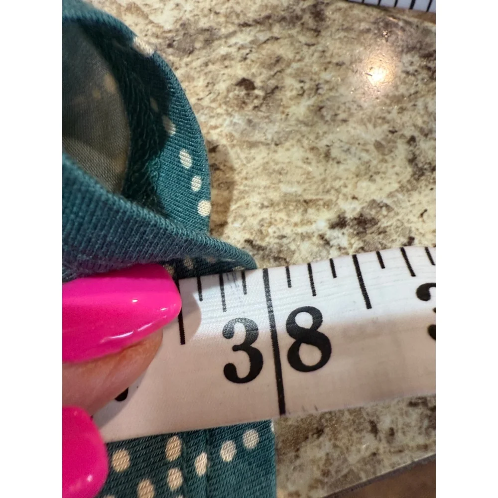 Women's Torrid Teal Cream Geometric Print Super Soft Knit Dress 3X - Picture 6 of 10